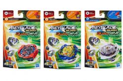 BEYBLADE - 1 TOUPIE E T 1 LANCEUR - QUAD ASST. (TROUSSE DE DÉPART)